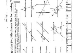 Angles In Transversal Worksheet Answer Key and Worksheets 46 Re Mendations Parallel Lines Cut by A Transversal