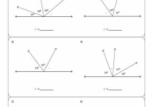 Angles On A Straight Line Worksheet and Unique Angles Worksheet Luxury Angles In Straight Lines Worksheets
