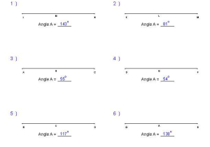 Angles On A Straight Line Worksheet with Drawing Angles to A Measurement Worksheets Angles