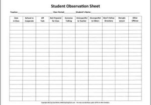 Animal Behavior Worksheet Along with Individual Student Behavior Chart Printable