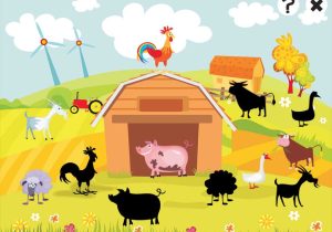 Animal Farm Worksheets or Animal Farm Game for Children Age 25 Learn Play and Puzzl