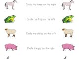 Animals In Spanish Worksheet and Learn Left Right Worksheet Animals Halloween Worksheet