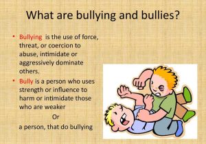 Anti Bullying Worksheets with Bullying Online Presentation