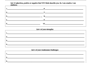 Anxiety Management Worksheets with Self Esteem Worksheet Bing …
