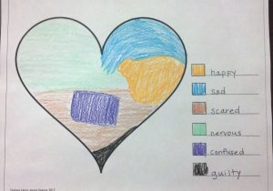 Anxiety Worksheets for Kids Along with What Feelings are In Your Heart An Art therapy Exercise for Kids