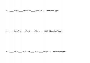 Ap Chemistry Worksheets with Answers and Types Of Chemical Reaction Worksheet Ch 7 Name Balance the