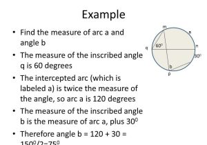Arcs and Central Angles Worksheet Also Unit 10 Circles This Unit Addresses Circles Ppt Video Online