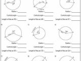 Arcs and Central Angles Worksheet together with 33 Best Geometry Worksheets Images On Pinterest
