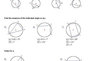 Arcs and Central Angles Worksheet together with 36 Best Geometry Worksheets Images On Pinterest