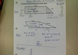 Area and Perimeter Of Rectangles Worksheet as Well as Szelingowski Kristin Math Notes and Video Lessons