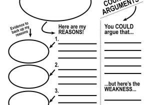 Argumentative Essay Outline Worksheet with Teacher Resources — Mrs London Education Pinterest