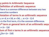 Arithmetic Sequence Worksheet 1 Along with Arithmetic Sequence