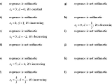 Arithmetic Sequence Worksheet Algebra 1 Also Arithmetic Sequence Worksheets with Answers Guvecurid