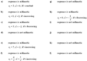 Arithmetic Sequence Worksheet Algebra 1 Also Arithmetic Sequence Worksheets with Answers Guvecurid