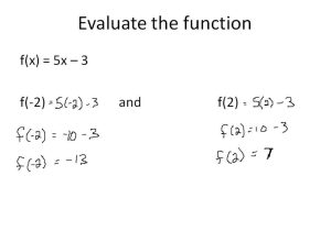 Arithmetic Sequences as Linear Functions Worksheet or Linear Equations In Function Notation Simplifying Math Y