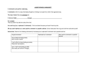 Assertiveness Training Worksheets with Worksheets for Kids with Autism with I Statements Worksheet Google