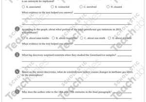 Atmosphere and Climate Change Worksheet Answers and Surprises In Ice Text & Questions