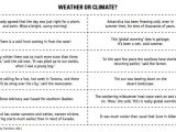 Atmosphere and Climate Change Worksheet Answers with Weather Climate Worksheets Fifth Grade Weather Climate Worksheets