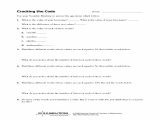 Atomic Basics Worksheet Answers with Cracking Your Genetic Code Worksheet Gallery Worksheet for
