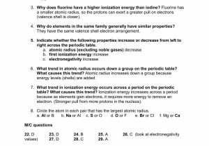 Atomic Structure Worksheet Answers Chemistry Also Worksheet Electrons In atoms New 6 4 Electronic Structure atoms