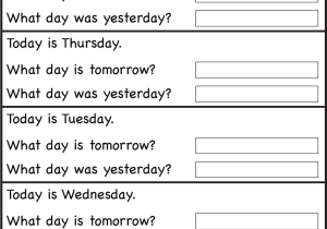 Auditory Processing Worksheets Along with Days Of the Week Worksheets Activity Shelter