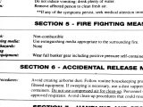 Auto Shop Worksheets together with Safety Data Sheet