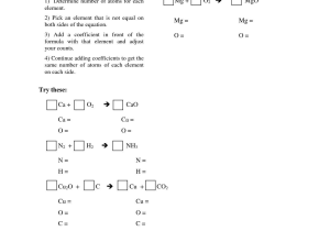 Balancing Act Worksheet Answers Also 6 Best Of Chemistry Balancing Equations Worksheet