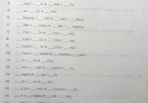 Balancing Chemical Equations Worksheet 1 Answer Key together with Phet Balancing Chemical Equations Answers Awesome Miss Winslade