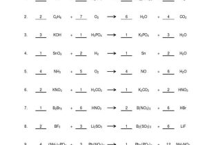 Balancing Chemical Equations Worksheet 1 together with Balancing Chemical Equations Worksheet Answers 1 21 Kidz Activities