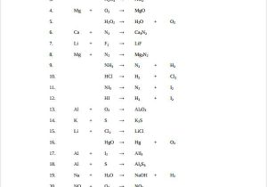 Balancing Chemical Equations Worksheet Grade 10 with Worksheets 48 Awesome Balancing Equations Practice Worksheet High