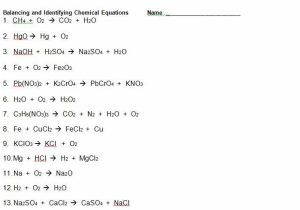 Balancing Chemical Equations Worksheet Pdf and Phet Balancing Chemical Equations Answers Lovely Balancing Chemical