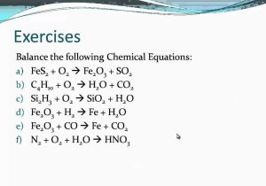 Balancing Equations Worksheet together with How to Balance Chemical Equations