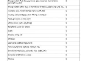 Bankruptcy Expense Worksheet with Spreadsheet for Retirement Planning and Best S Simple Monthly