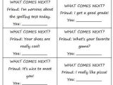 Basic Conversation Skills Worksheets Also Free social What Es Next Great for Practicing social Skills and