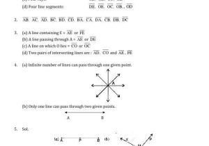 Basic Geometry Definitions Worksheet Answers Along with Ncert solutions for Class 6 Maths Chapter 4 Basic Geometrical Ideas