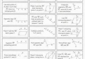 Basic Geometry Definitions Worksheet Answers and 118 Best Geometry Images On Pinterest
