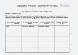 Basic Life Skills Worksheets and Coping Skills Worksheets Pdf aslitherair