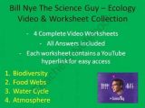 Bill Nye Biodiversity Worksheet Answers Also Here is A Collection Of Four Bill Nye the Science Guy Ecology Video