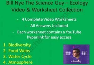 Bill Nye Biodiversity Worksheet Answers Also Here is A Collection Of Four Bill Nye the Science Guy Ecology Video