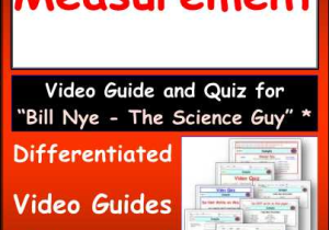 Bill Nye Brain Worksheet Answers Along with Measurement Video Guide Bill Nye Science Guy