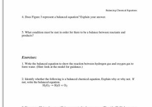Bill Nye Magnetism Worksheet Answers Also Balance the Following Equations Worksheet Image Collections