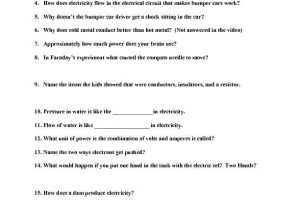 Bill Nye the Science Guy Energy Worksheet Answers together with Free Bill Nye Static Electricity Worksheet
