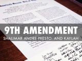 Bill Of Rights Worksheet High School with 9th Amendment by asiapotts