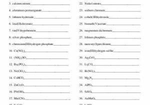 Binary Ionic Compounds Worksheet Also Unit 5 Naming Review