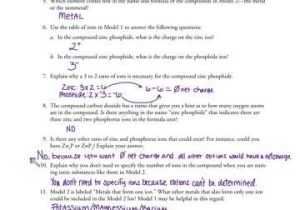 Binary Ionic Compounds Worksheet or Naming Ionic Pounds Worksheet Pogil Kidz Activities