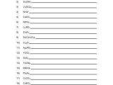 Binary Ionic Compounds Worksheet with Unit 5 Naming Review