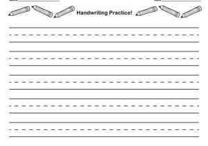 Blank Handwriting Worksheets Along with Writing Paper for Kindergarten with Lines Guvecurid