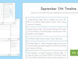 Blank Timeline Worksheet Pdf Also September 11th Differentiated Timeline Worksheet Activity