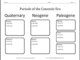 Blank Timeline Worksheet Pdf or Periods Of the Cenozoic Era Chart Worksheet