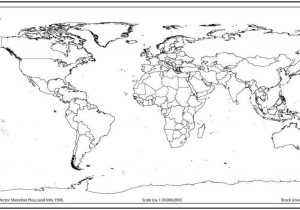 Blank World Map Worksheet Pdf or World Map with Continent Names Fresh Blank Seven Continents Map Best